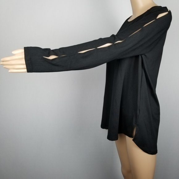 Premise Studio Long Sleeve Top - Black - Size L - Picture 4 of 7